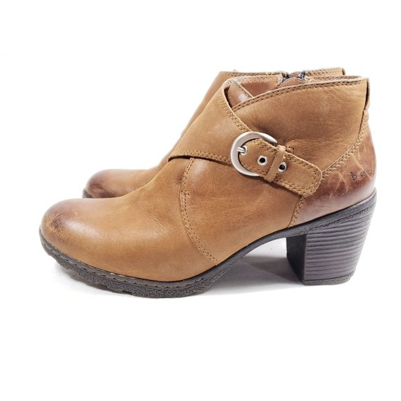 Boc Women's Size 10 Brown Leather Ankle Bootie - Picture 3 of 11